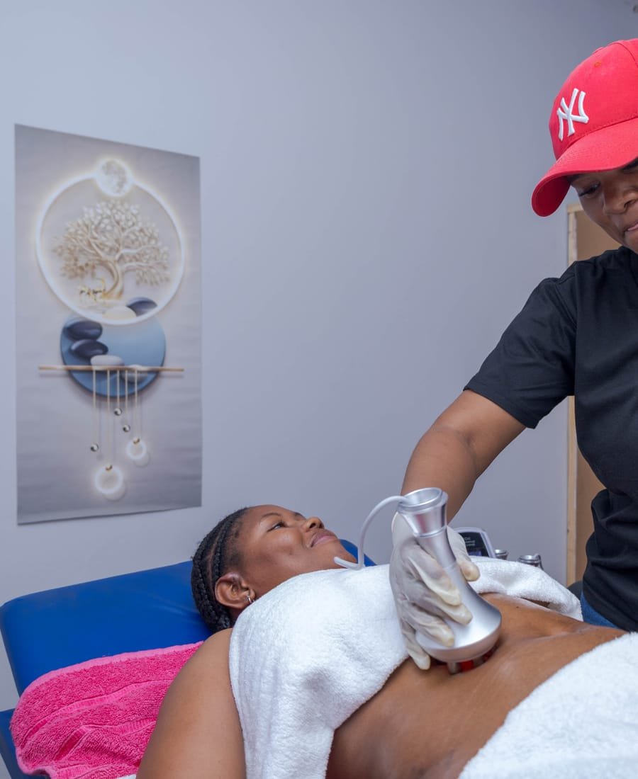 Ultrasonic cavitation tummy reduction treatment in Lesotho